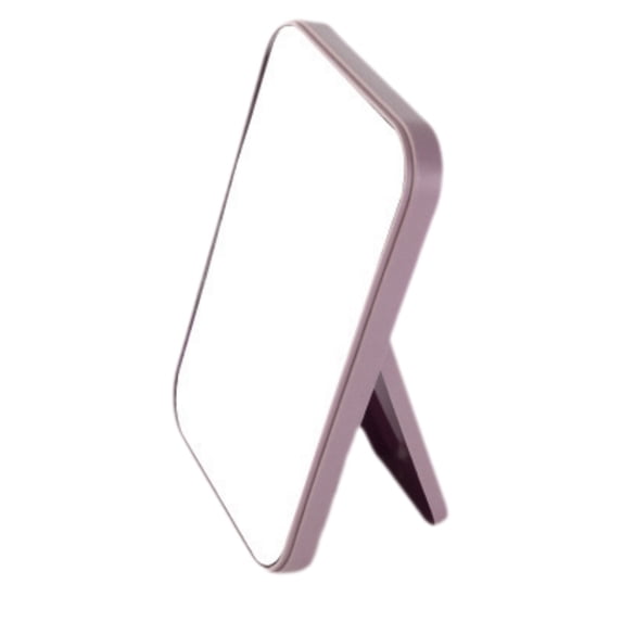 Leodye 1PCS Desktop Makeup Mirror Portable Small Mirror Female Dressing Table Desktop Princess Mirror Bedroom Student Dormitory Desktop Makeup Mirror-8.07*5.51*0.43 in