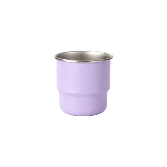Leodye 1PCS Double Wall Stainless Steel Coffee Mug Leakproof Mini Water Cup for office Home Outdoor Coffee Beverage Daily Drinking -3.14x2.95in