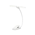 thumbnail image 1 of Leodye 1PCS Double-head Clip-on LED Desk Lamp Rechargeable Dimmable Color Temperature Home office Study Eye-caring Reading Light -14.17*1.61*1.18in, 1 of 6