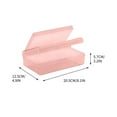thumbnail image 1 of Leodye 1PCS Double-layer Clear Plastic Pencil Box, Snap Lid Stackable Structure, Stylish Storage Case for office Student Stationery Supplies -8.1*4.9*2.2IN, 1 of 3