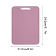 thumbnail image 1 of Leodye 1PCS Double-sided Flexible Cutting Board, Scratch Resistant Non-slip Easy-grip Chopping Board for Kitchen Food Prep -8.9*11.7IN, 1 of 6