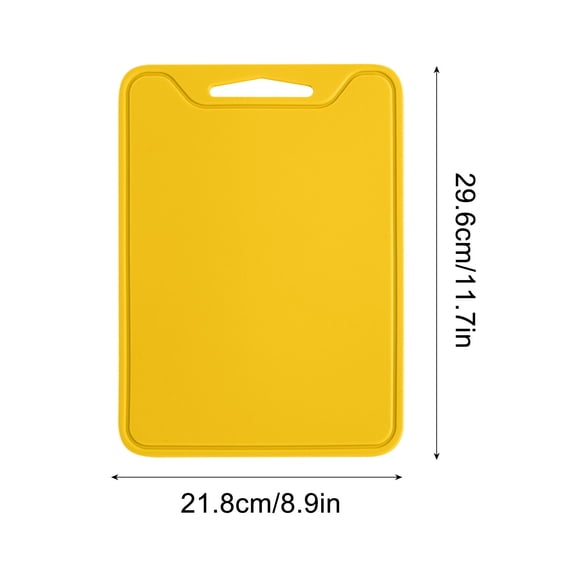 Leodye 1PCS Double-sided Flexible Cutting Board, Scratch Resistant Non-slip Easy-grip Chopping Board for Kitchen Food Prep -8.9*11.7IN