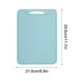 thumbnail image 1 of Leodye 1PCS Double-sided Flexible Cutting Board, Scratch Resistant Non-slip Easy-grip Chopping Board for Kitchen Food Prep -8.9*11.7IN, 1 of 4