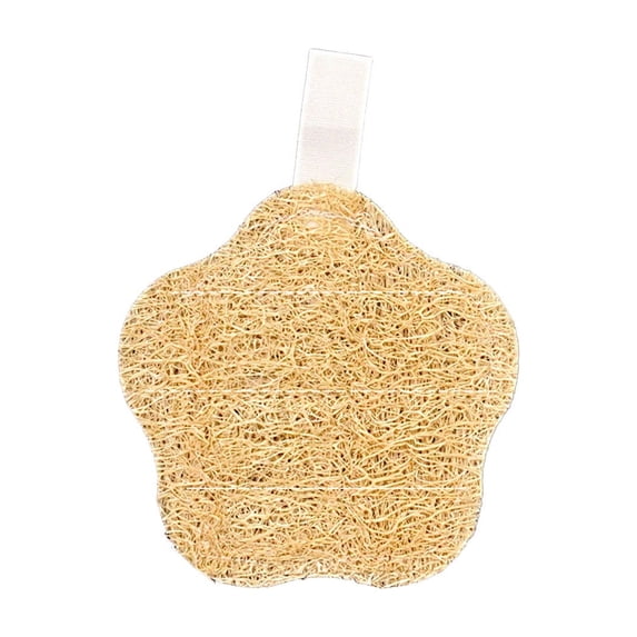 Leodye 1PCS Double-sided Loofah Cleaning Cloth, Thickened Scouring Pad for Kitchen Bowl Pot Dishwashing Daily Cleaning