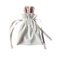 thumbnail image 1 of Leodye 1PCS Easter Bunny Style Drawstring Gift Bag Party Gift Packaging Candy Bag for Easter Supplies -6.8x6.7x0.2in, 1 of 6