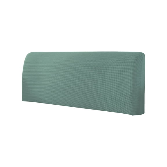 Leodye 1PCS Easy-Going Stretch Bed Headboard Cover,Small Square Jacquard Headboard Slipcover, Dustproof Bed Head Cover for Bedroom-59.05x27.55in
