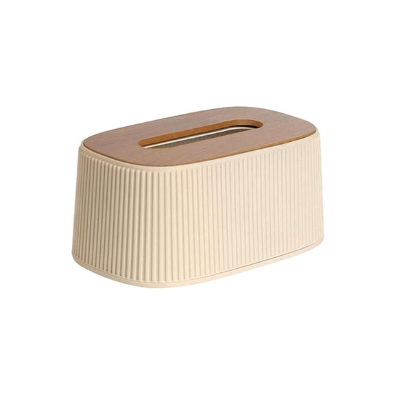 Leodye 1PCS Elastic Cover European Minimalist Tissue Box, Custom Desktop Tissue Holder for Living Room Daily Use -8.27x5.31x3.74in