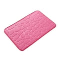 thumbnail image 1 of Leodye 1PCS Embossed Foam Bath Rug - Thick Soft Non-slip, Water-absorbent Washable Bathroom Carpet -19.69×31.50IN, 1 of 4