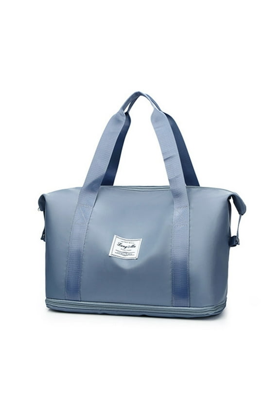 1PCS Expandable Large Capacity Gym Duffle Bag - Unisex Sports & Weekend Travel Tote -16.14×8.26×11.02In