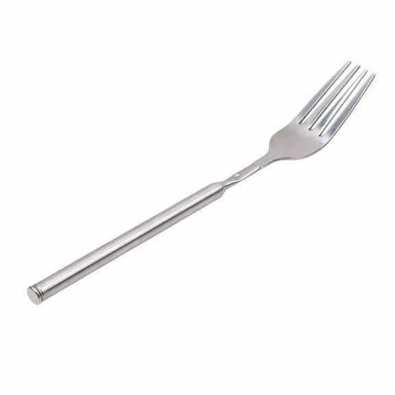 Leodye 1PCS Extendable Stainless Steel fork - for Grilling, Fruit & Desserts