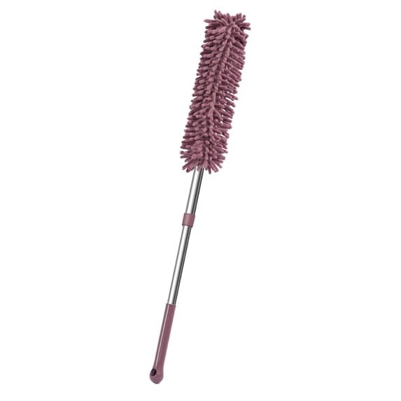 Leodye 1PCS Extendable Washable Duster Electrostatic Suction Head Design Home High Place Crevice Bed Bottom Cleaning Tool -21.7 * 3.9 * 3.9in