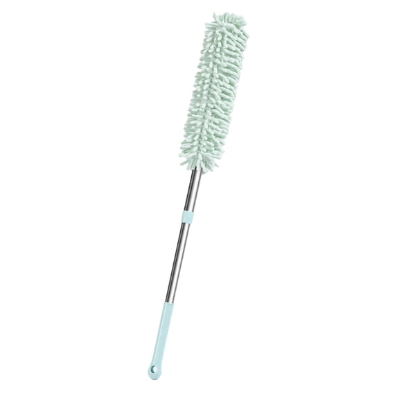 Leodye 1PCS Extendable Washable Duster Electrostatic Suction Head Design Home High Place Crevice Bed Bottom Cleaning Tool -21.7 * 3.9 * 3.9in