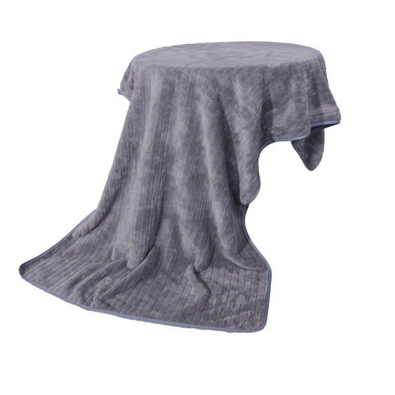 Leodye 1PCS Extra Large Pure Cotton Bath Towel Super Soft Highly Absorbent Quick-drying Lightweight Home Bath Towel -27.55x13.77in