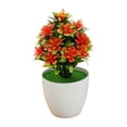 thumbnail image 1 of Leodye 1PCS Fake Plastic Potted Plant with Pot Small Tabletop Faux Floral Decor for Household Kitchen Bar office Indoor Display -7.87x3.94x3.94in, 1 of 6