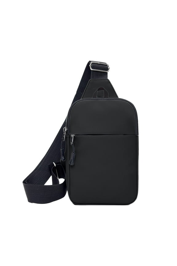 1PCS Fashion Embroidered Crossbody Backpack - Large Capacity Waterproof Bag with Data Hole -7.87x5.91x1.96in