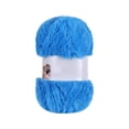 thumbnail image 1 of Leodye 1PCS Faux Mink Fur Knitting Yarn Ball 67 Yards/197FT Design DIY Hat Blanket Crochet Handcraft Supply Accessory, 1 of 6