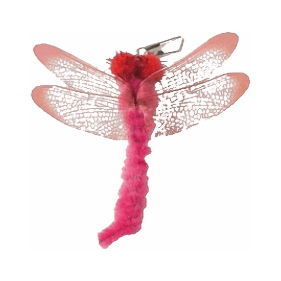 Leodye 1PCS Feather Toys Replacement Feather - Handheld Teaser Wand Toy Replacement Feather for Kitty Kitten Scratching Exercise Indoor