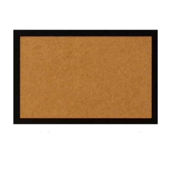 Leodye 1PCS Felt Bulletin Board with Black Border, Come with Push Pins, Wall Mount Notice Board for Home and office -23.62 x 1 5.74 x 0.35 in