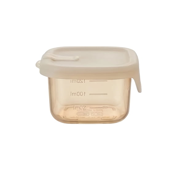 Leodye 1PCS Flexible Silicone Food Storage Container, Airtight Design, Perfect for Refrigerator Food Storage and Freezing -3.5*3.5*2.2IN