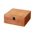 thumbnail image 1 of Leodye 1PCS Flip-top Thickened Wooden Storage Box Solid Wood Sturdy Home office Sundry Jewelry Organizer Box -9*9*3.9 inches, 1 of 6
