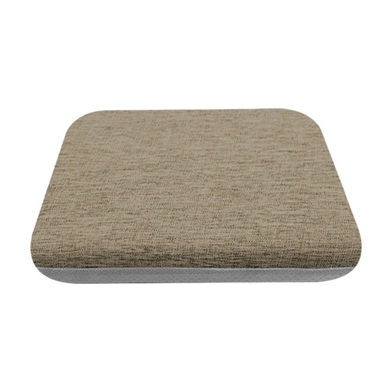 Leodye 1PCS Foam Dining Seat Cushion Light Gray & Sky Blue Design Home Kitchen office Car Comfort Chair Pad -13.4*9.4*1.6IN