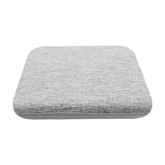 Leodye 1PCS Foam Dining Seat Cushion Light Gray & Sky Blue Design Home Kitchen office Car Comfort Chair Pad -13.4*9.4*1.6IN