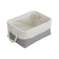 thumbnail image 1 of Leodye 1PCS Foldable Fabric Storage Basket Durable Design Home Clothing Toy Sundries Organizing Container Accessory -14.17*10.24*6.3 inches, 1 of 6