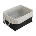 thumbnail image 1 of Leodye 1PCS Foldable Fabric Storage Basket Durable Design Home Clothing Toy Sundries Organizing Container Accessory -16.14*12.2*7.87 inches, 1 of 6