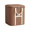 thumbnail image 1 of Leodye 1PCS Foldable Large Capacity Zipper Storage Bag with Reinforced Handles, Quilt and Blanket Organizer for Bedroom, Moving and Travel Use -12.60 × 17.72 × 9.84 in, 1 of 7