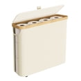 thumbnail image 1 of Leodye 1PCS Foldable Large-capacity Fabric Toilet Roll Paper Storage Container Space-saving Practical Home Bathroom Tissue Organizer -17.72 * 13.78 * 5.91inch, 1 of 6