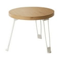 thumbnail image 1 of Leodye 1PCS Foldable Small Round Side Table - Mobile for Sofa, Household, Dining & Outdoor Use -11.81x11.81x11.81in, 1 of 6