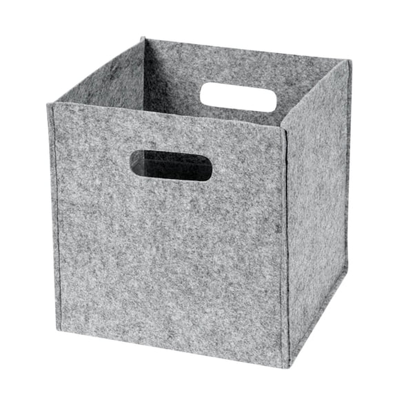 Leodye 1PCS Foldable Universal Storage Box, Large Capacity Design, Suitable for Wardrobe Clothes Toys Desktop Snack Sundry Storage -10.63 × 10.63 × 10.04 in