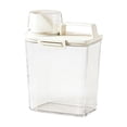 thumbnail image 1 of Leodye 1PCS Food-grade Sealed Rice Storage Canister Wetproof Design Household Flour Grains Cereals Storage Container -8.46x7.09x4.33in, 1 of 6