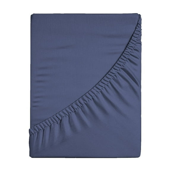 Leodye 1PCS Full-coverage Fitted Sheet - Non-slip Soft Fiber, Double Bed Mattress Protector -78.74x70.86x11.81in