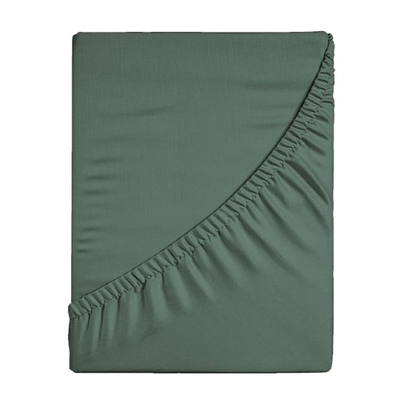 Leodye 1PCS Full-coverage Fitted Sheet - Non-slip Soft Fiber, Double Bed Mattress Protector -78.74x70.86x11.81in