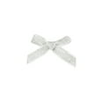 thumbnail image 1 of Leodye 1PCS Glitter Velvet Ribbon Bow Christmas Decoration Mini Bow for DIY Christmas Tree Christmas Wreath Gift Bag Suitable for Festival Wedding Party Decoration-2.2×1.42in, 1 of 6