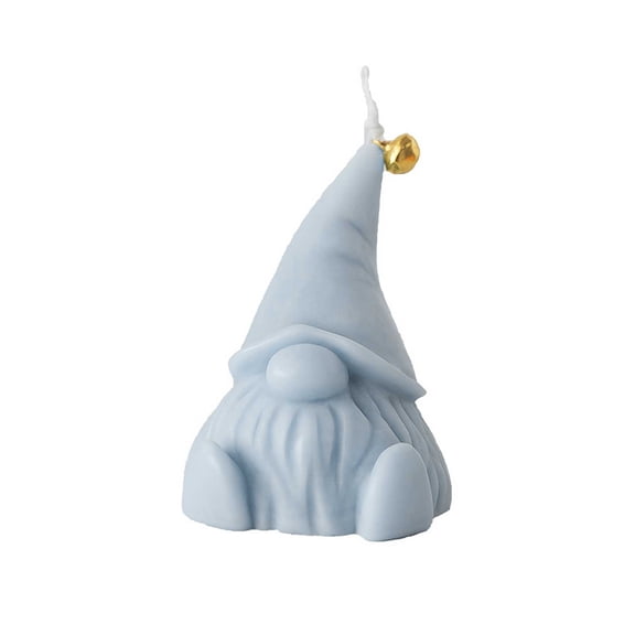 Leodye 1PCS Gnome Scented Tea Lights - Soy Wax Aromatherapy Candles, Christmas/Fall/Winter Home Decor -2.44x3.54 in