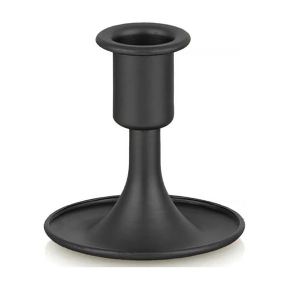 Leodye 1PCS Gold Candle Stick Holders Festive Table Centerpiece for Wedding Reception Christmas Mantel and Home Decor -3.14 x 3.14 x 2.95 in