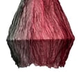 thumbnail image 1 of Leodye 1PCS Gradient Crinkled Sheer Gauze Table Runner, Transparent Table Flag for Wedding and Party Table Decor -70.86*35.43in, 1 of 6