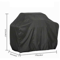 Leodye 1PCS Grill Cover, Heavy Duty BBQ Gas Grill Cover for Outdoor Grill, Waterproof, Weather Resistant, Anti-UV, Rip-Proof, Fade Resistant Barbecue Cover -67*24*46IN