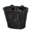 thumbnail image 1 of Leodye 1PCS Hand Woven Bike Basket Front Handlebar Detachable Bicycle Basket for Cycling and Outdoor -8.3*5.9*5.9IN, 1 of 6