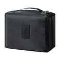 thumbnail image 1 of Leodye 1PCS Handheld Makeup Bag Large Capacity Waterproof Storage Bag Organizing Bag Cosmetics Portable Toiletry Bag-8.26x6.29x3.15in, 1 of 9