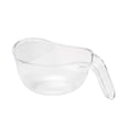 thumbnail image 1 of Leodye 1PCS Handheld Transparent Rice Washing Bowl with Handle Multi-purpose Plastic Strainer for Rice Fruits Vegetables Kitchen Rinsing -10.24 × 4.53 × 6.89 in, 1 of 4