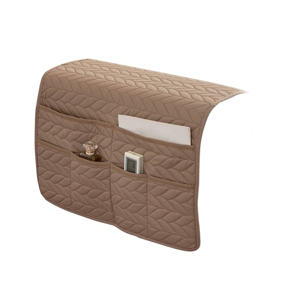 Leodye 1PCS Hanging Bedside Storage Bag - Multi-pocket Organizer for Bedside/Sofa -19.68x35.43 in