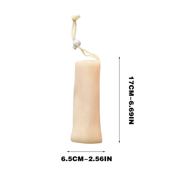 Leodye 1PCS Hanging Soap Foaming Mesh Bag - Thickened Facial Cleanser Lather Tool, Storage-friendly -6.69×2.56IN
