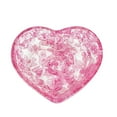 thumbnail image 1 of Leodye 1PCS Heart-shaped Transparent Resin Bowl Patterned Design Home Dessert Snack Fruit Salad Serving Bowl Decor Accessory -2.99IN, 1 of 7