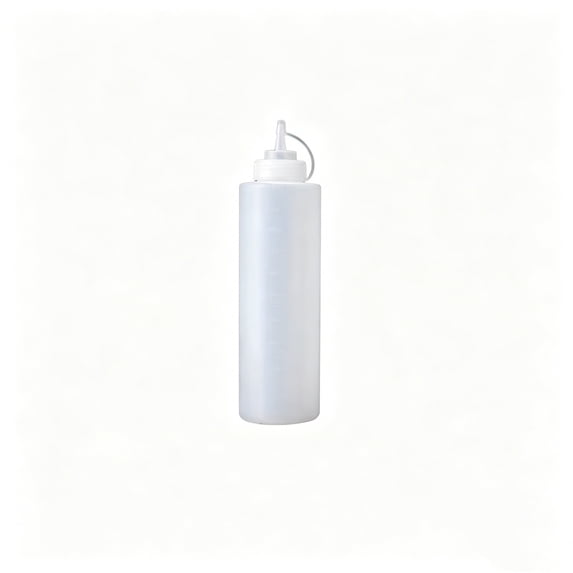 Leodye 1PCS Heat Resistant Plastic Condiment Squeeze Bottle, Portable Oil Sauce Dispenser, Ideal for Ketchup Mustard BBQ Sauces Salad Dressing Storage -5.51x1.57xin