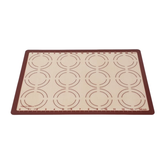 Leodye 1PCS Heat-resistant Glass Fiber Baking Mat Oven-safe Non-stick Home Kitchen Dough Rolling Baking Tool -16.53*11.61IN