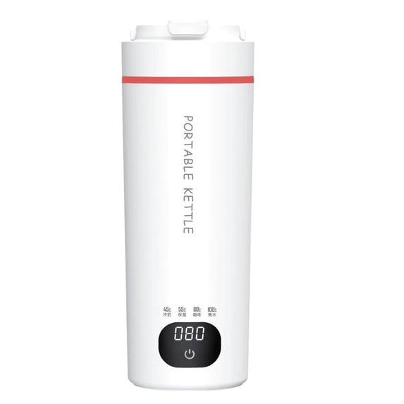 Leodye 1PCS Heated Travel Coffee Mug Temperature-controlled Durable Home office Coffee Tea Insulated Mug -2.95*2.95*9.05