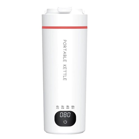 Leodye 1PCS Heated Travel Coffee Mug Temperature-controlled Durable Home office Coffee Tea Insulated Mug -2.95*2.95*9.05